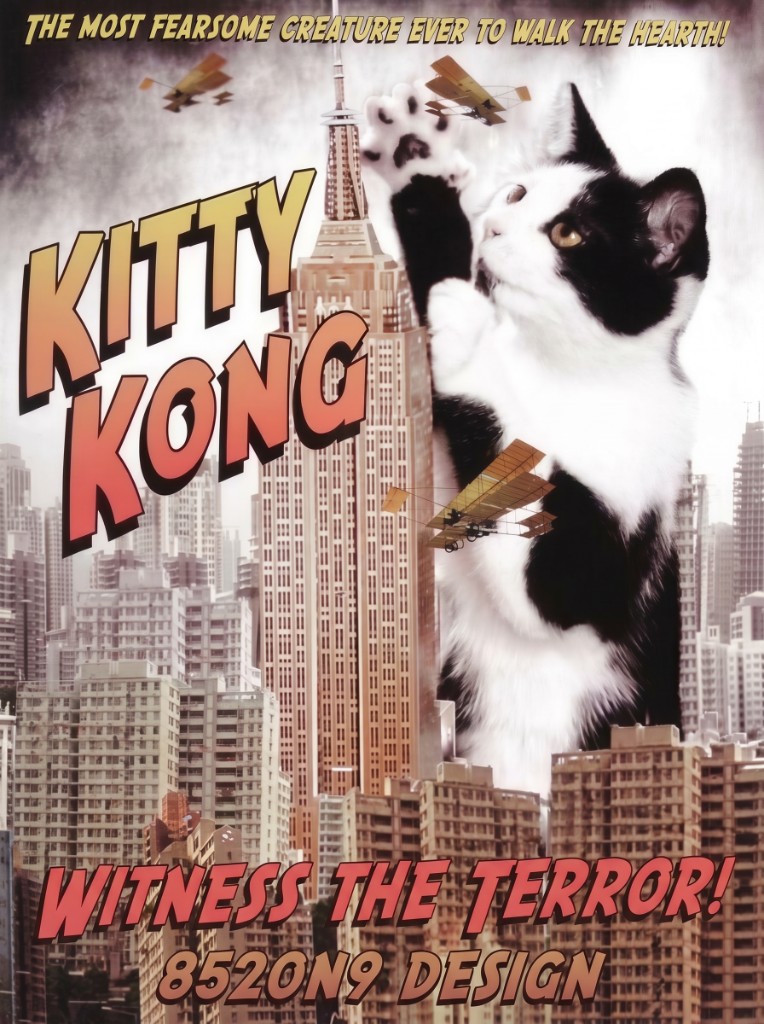 貓金剛（Kitty Kong）AI 寵物海報範例