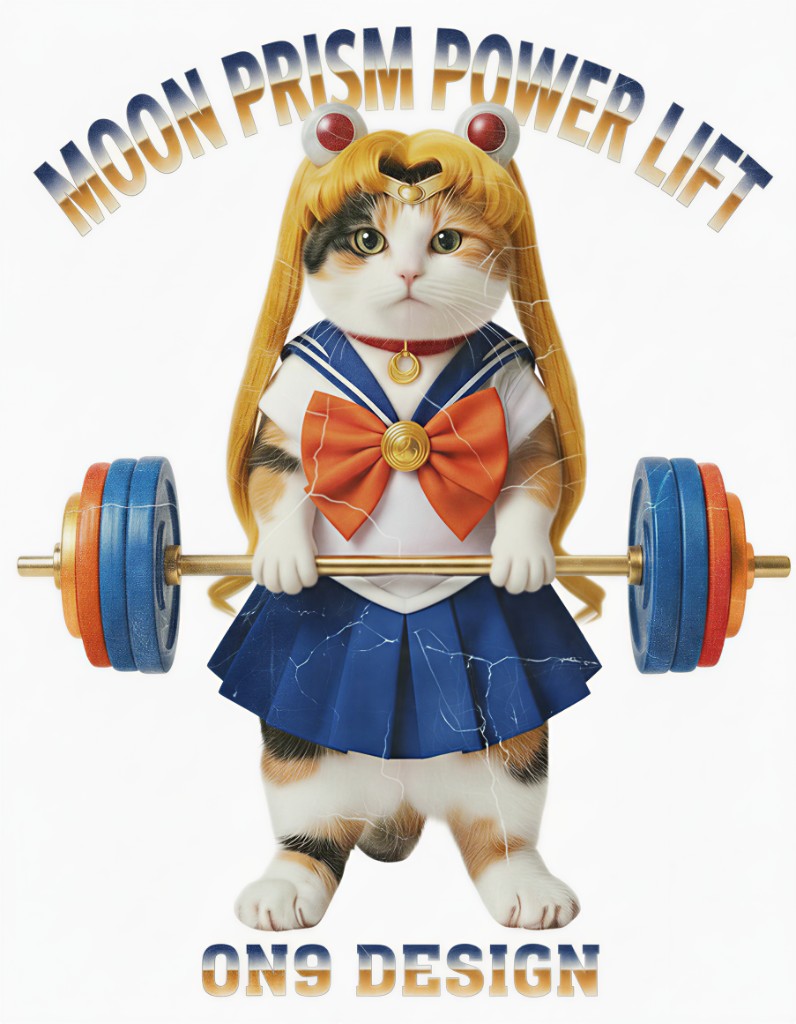 月光力量舉重（Moon Prism Power Lift）AI 寵物海報範例